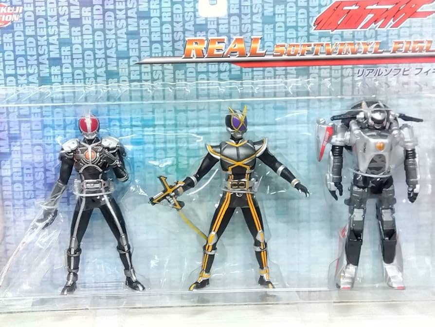 3種】仮面ライダーリアルソフビフィギュア